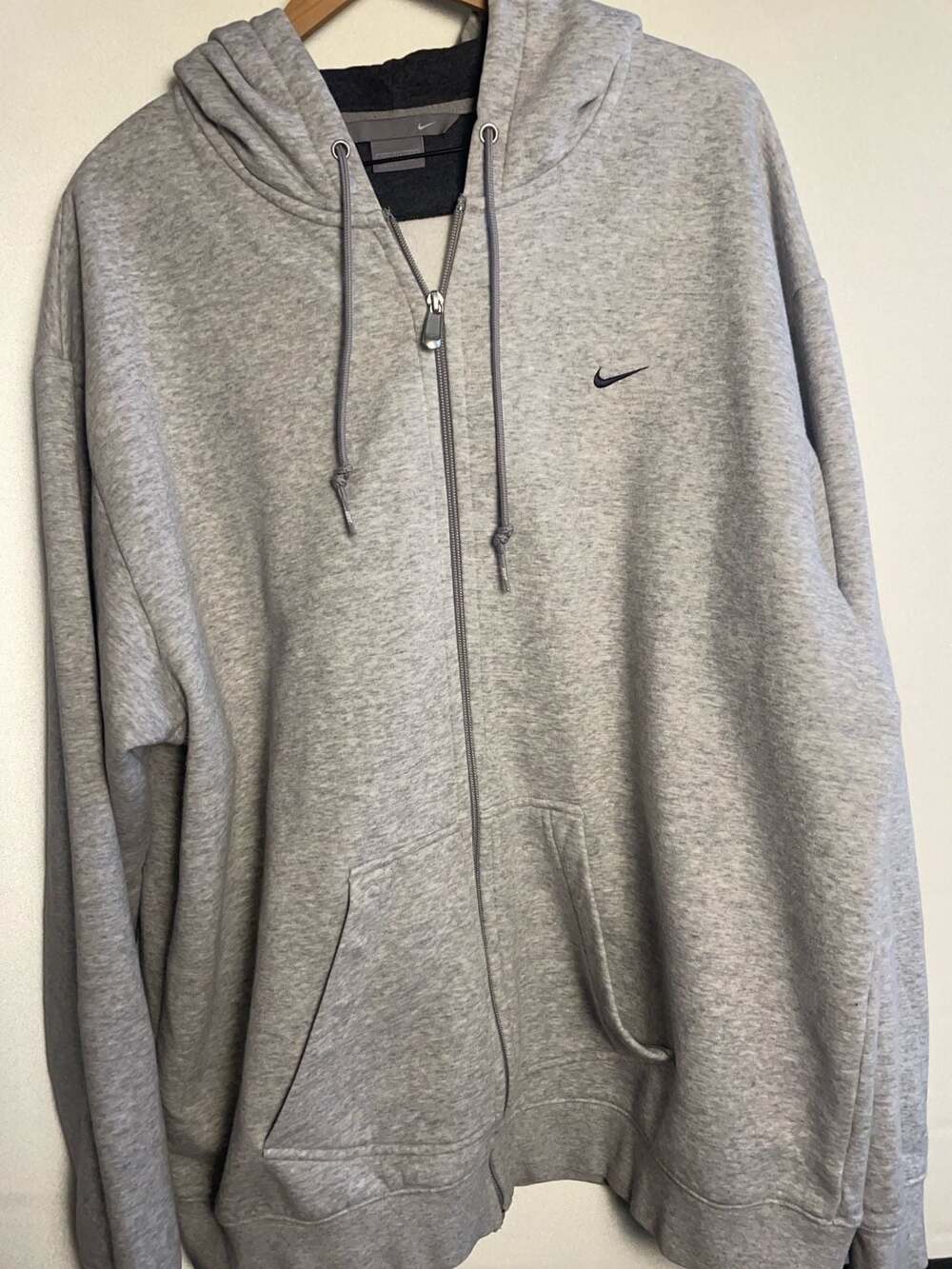Nike Full Zip Hoodie Gray Size XXL classic sports